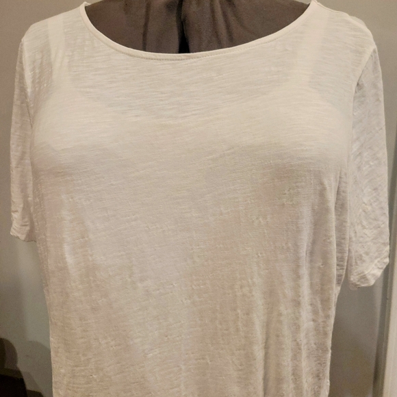 NWT 3X Slub Cotton Top w/Eyelet Back - Picture 4 of 9